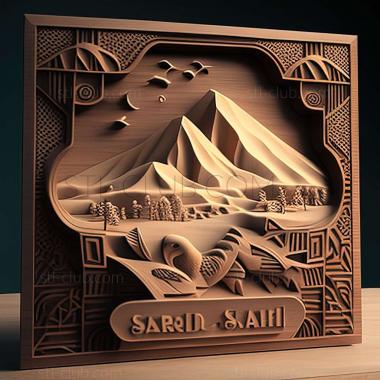 3D model Sarat Abidah in in Saudi Arabia (STL)